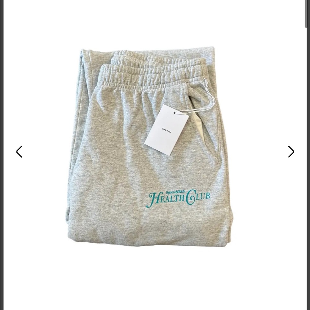 Sporty and Rich unisex health club sweatpants